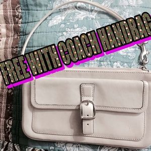 FREE COACH WRISTLET W COACH HANDBAG + DUSTBAG